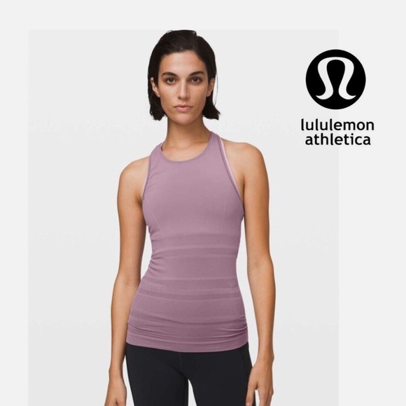 Lululemon Gleam and Glow Tank Frosted Mulberry Size 2/4 Size Small - Picture 1 of 5